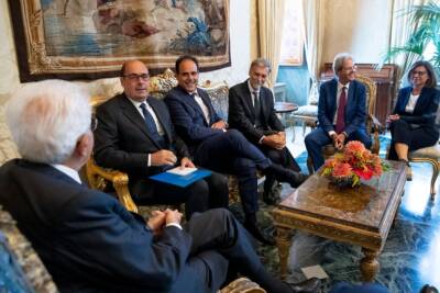 Sergio Mattarella e Nicola Zingaretti