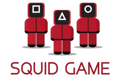 quadrato, triangolo e cerchio di Squid Game