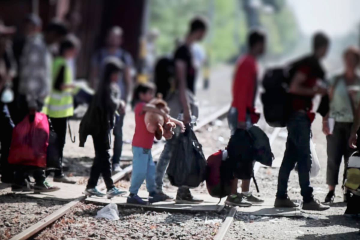 Rifugiati emigrano in Europa