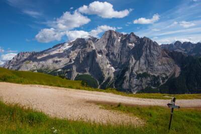 montagna marmolada trentino