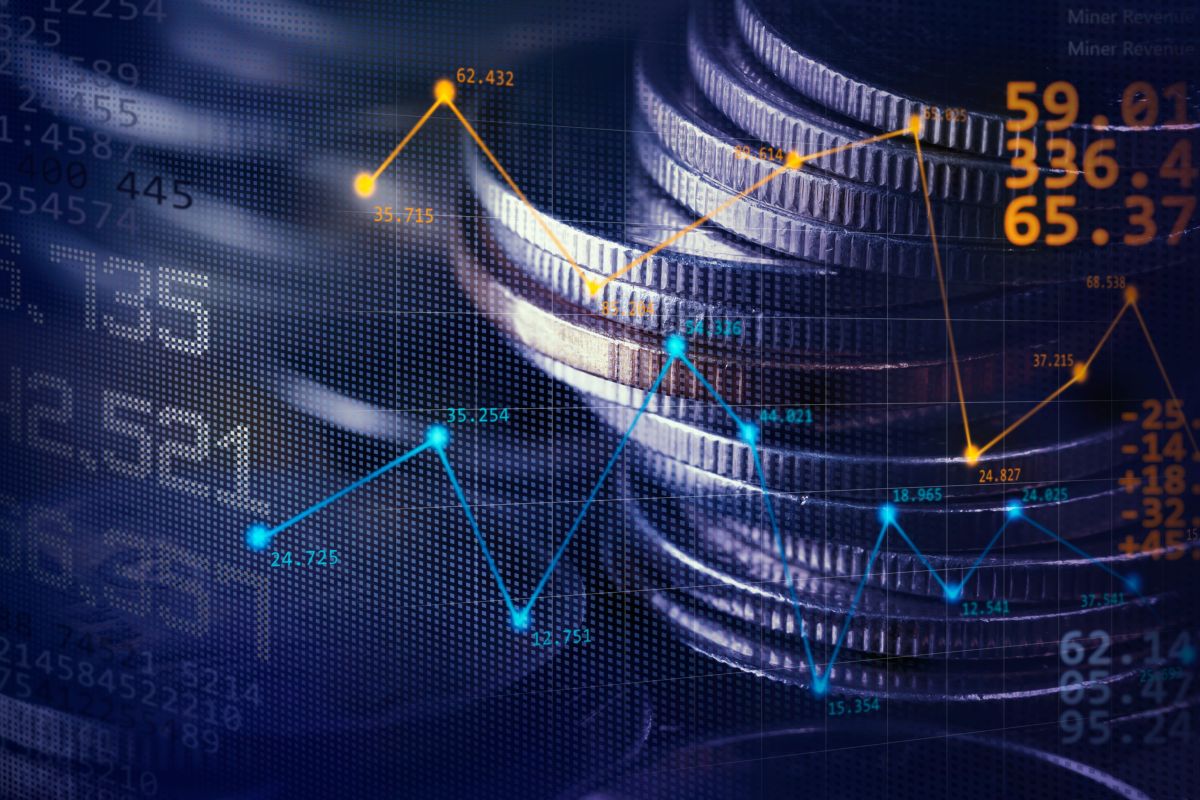 grafico monete investimenti economia
