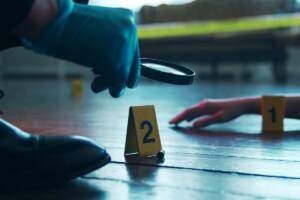cadavere nella scena del crimine