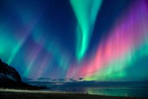 Aurora boreale Terra