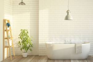 Bagno arredato in stile moderno