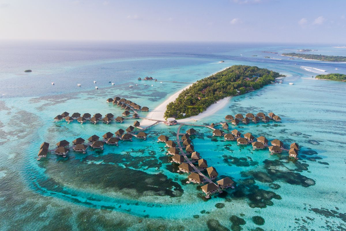 Resort palafitte alle Maldive