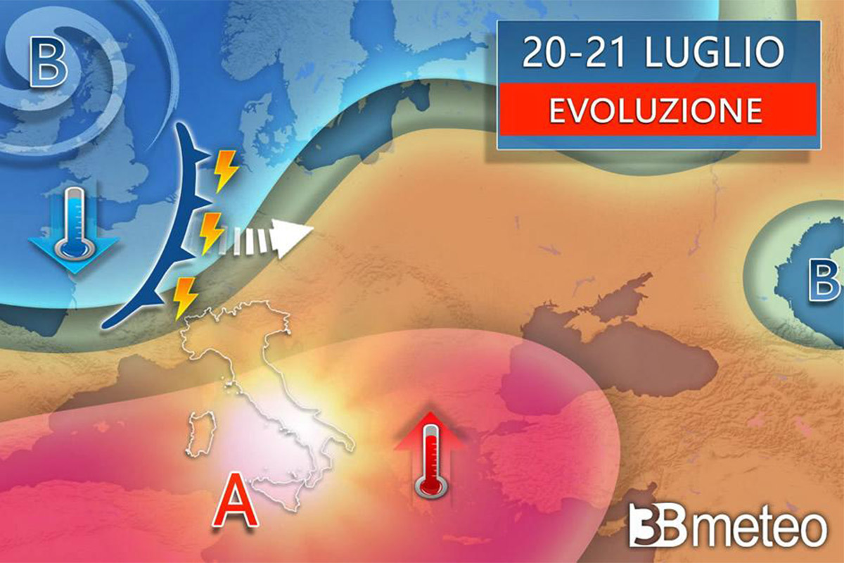 Meteo 18-21 luglio 2024