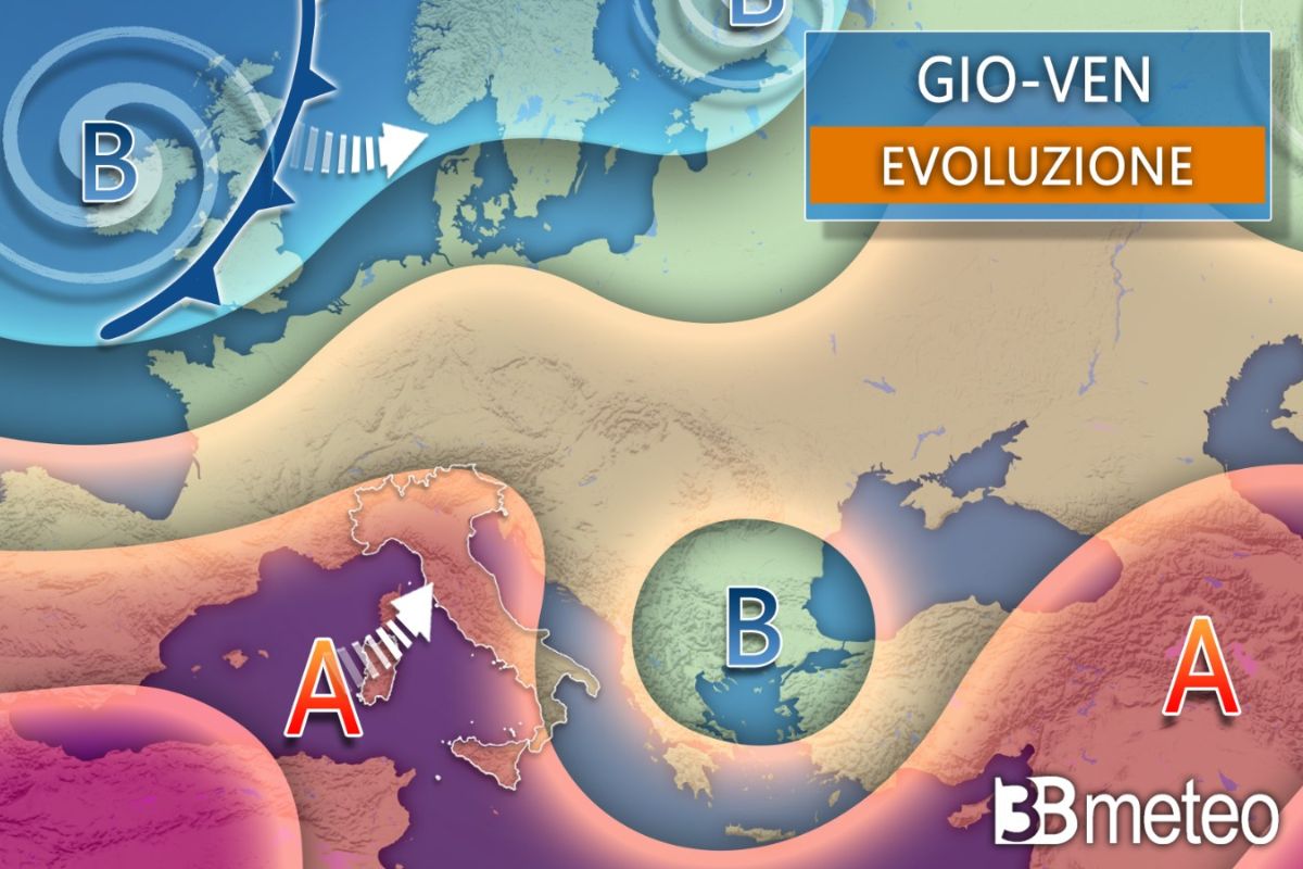 Meteo 23-26 agosto 2024