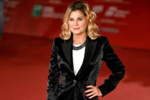 Patrizia Pellegrino in posa sul red carpet