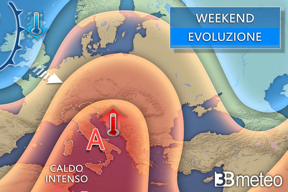 Meteo 12 e 15 giugno 2025