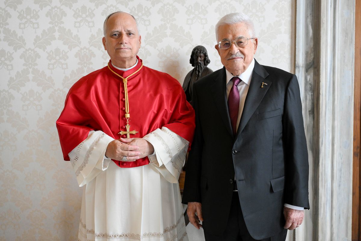 Papa Leone XIV incontra Abu Mazen in Vaticano