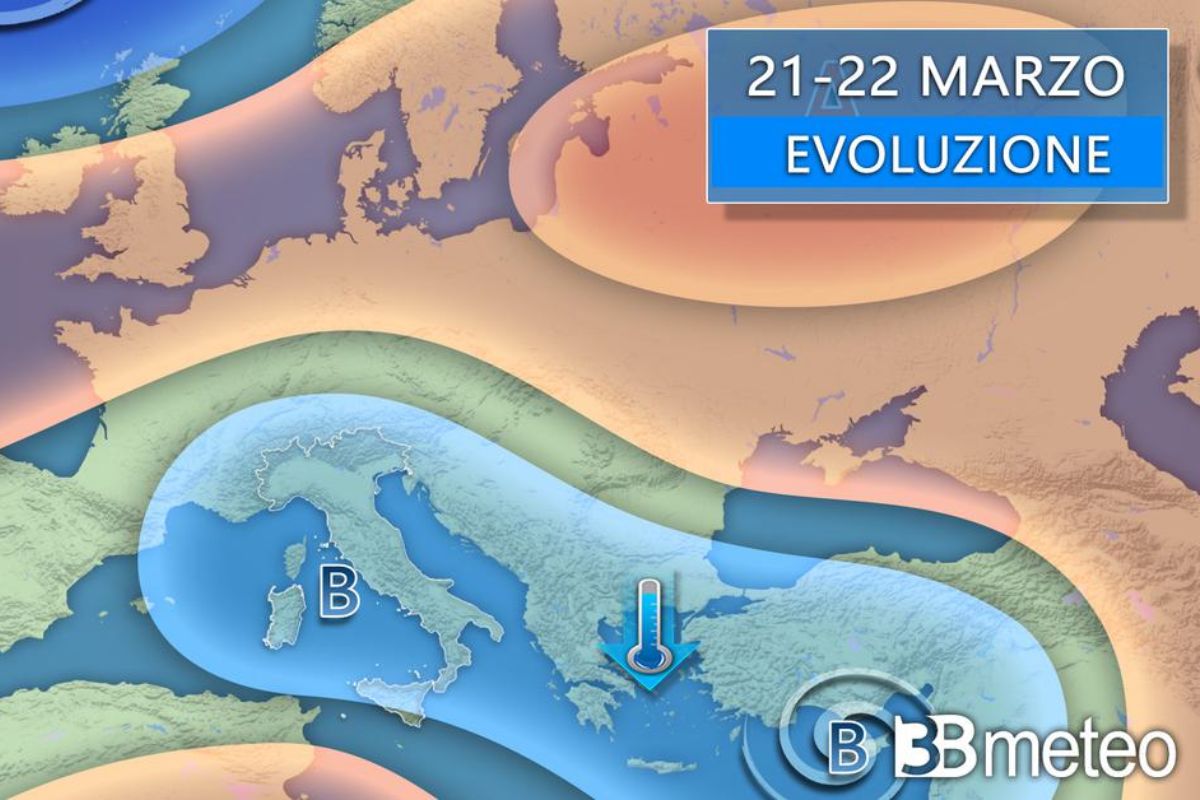 Meteo 21-22 marzo 2026