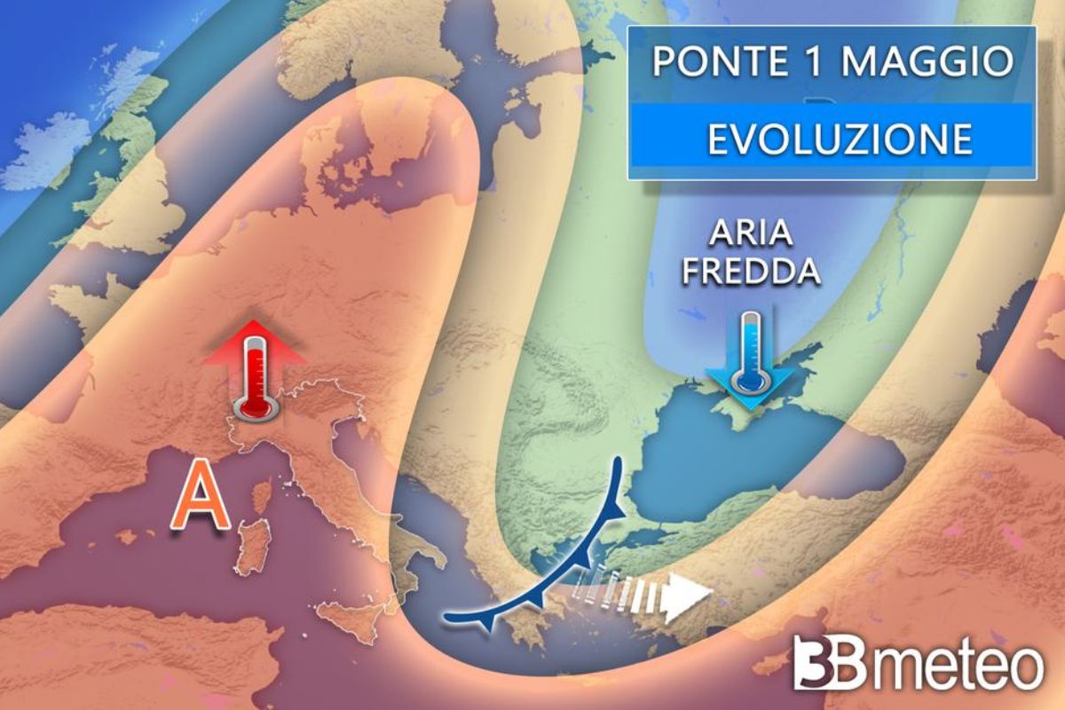 Meteo 1 maggio 2026