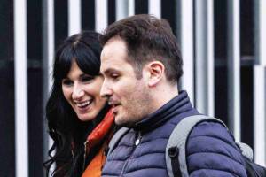 Andrea Sempio con l'avvocato Angela Taccia