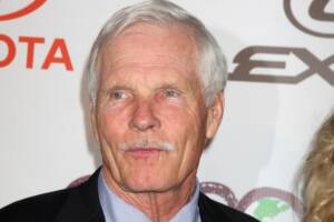 primo piano dell'imprenditore Ted Turner