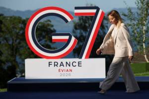 Giorgia Meloni partecipa al G7 a Evian 2026