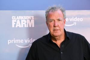 primo piano del noto conduttore televisivo Jeremy Clarkson