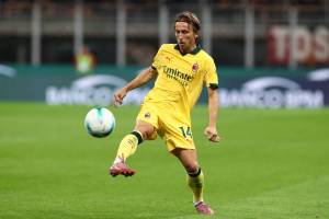 il centrocampista croato del Milan Luka Modric